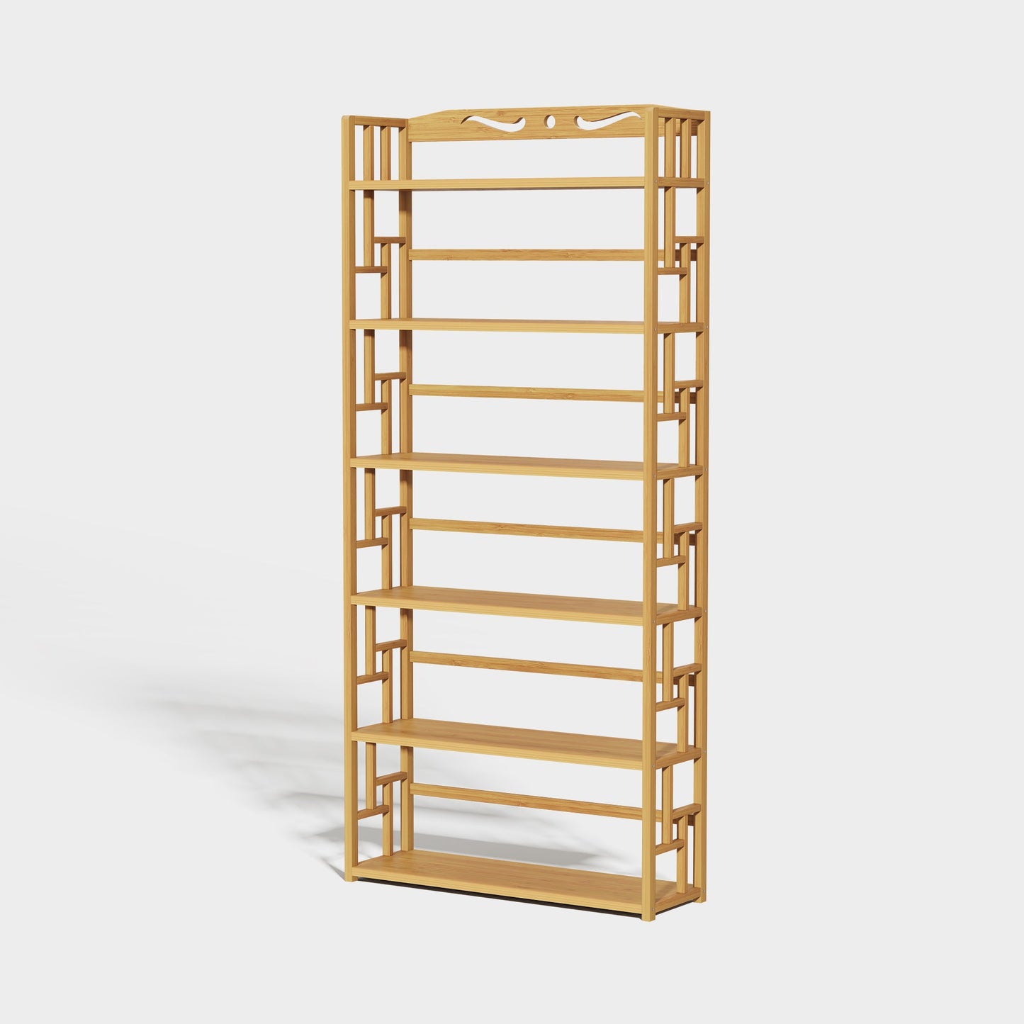 Yowos Multi-Tier Ladder Bookcase Freestanding Kids Bookshelf