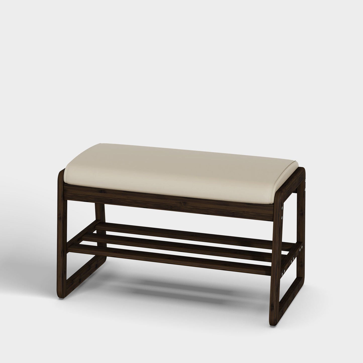 Yowos 21 Inch Shoe Storage Bench With Cushion