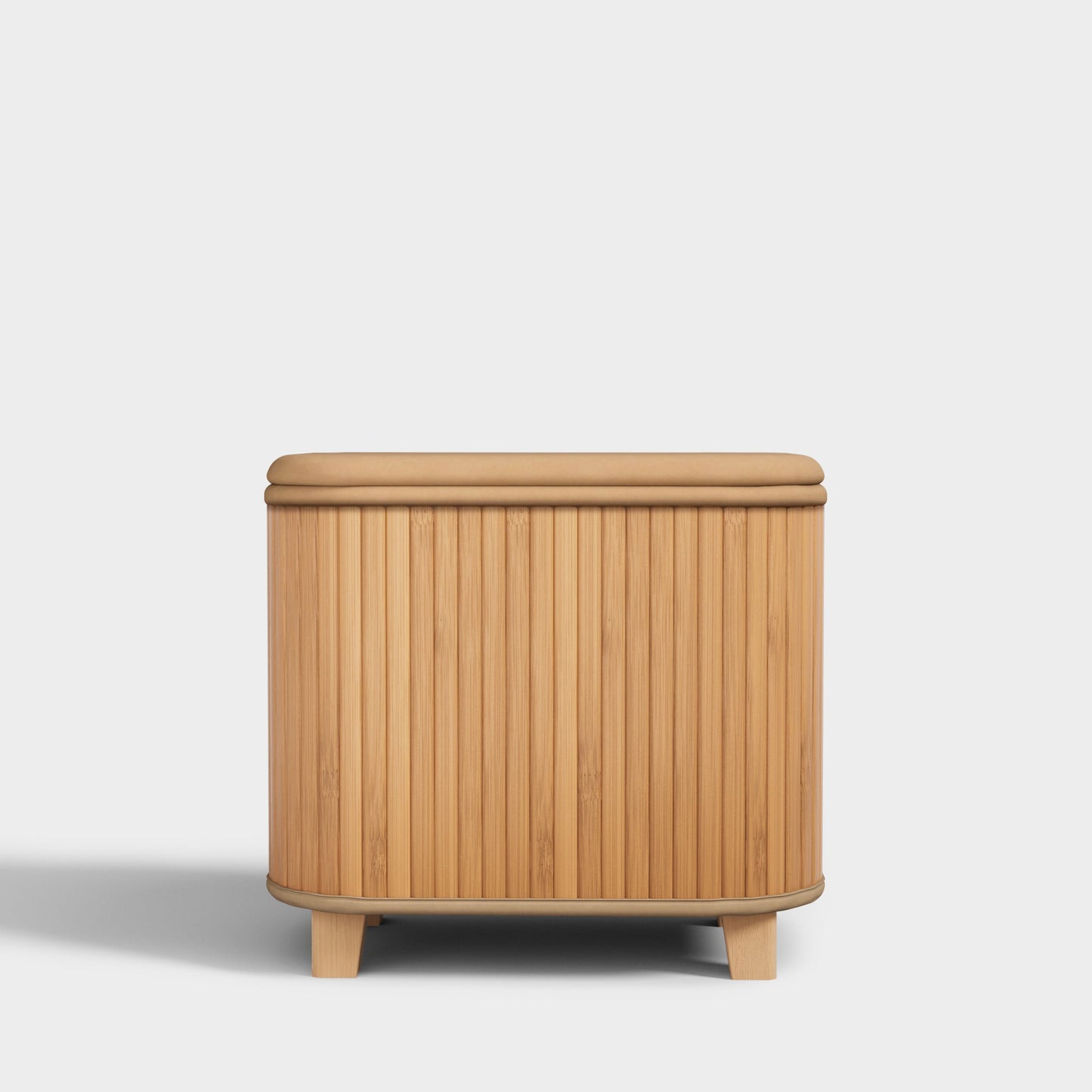 Yowos Square Upholstered Storage Ottoman