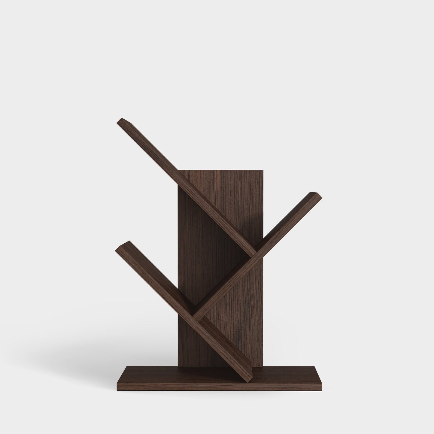 Yowos Vertical Tree Shaped Bookcase with Storage Cabinet