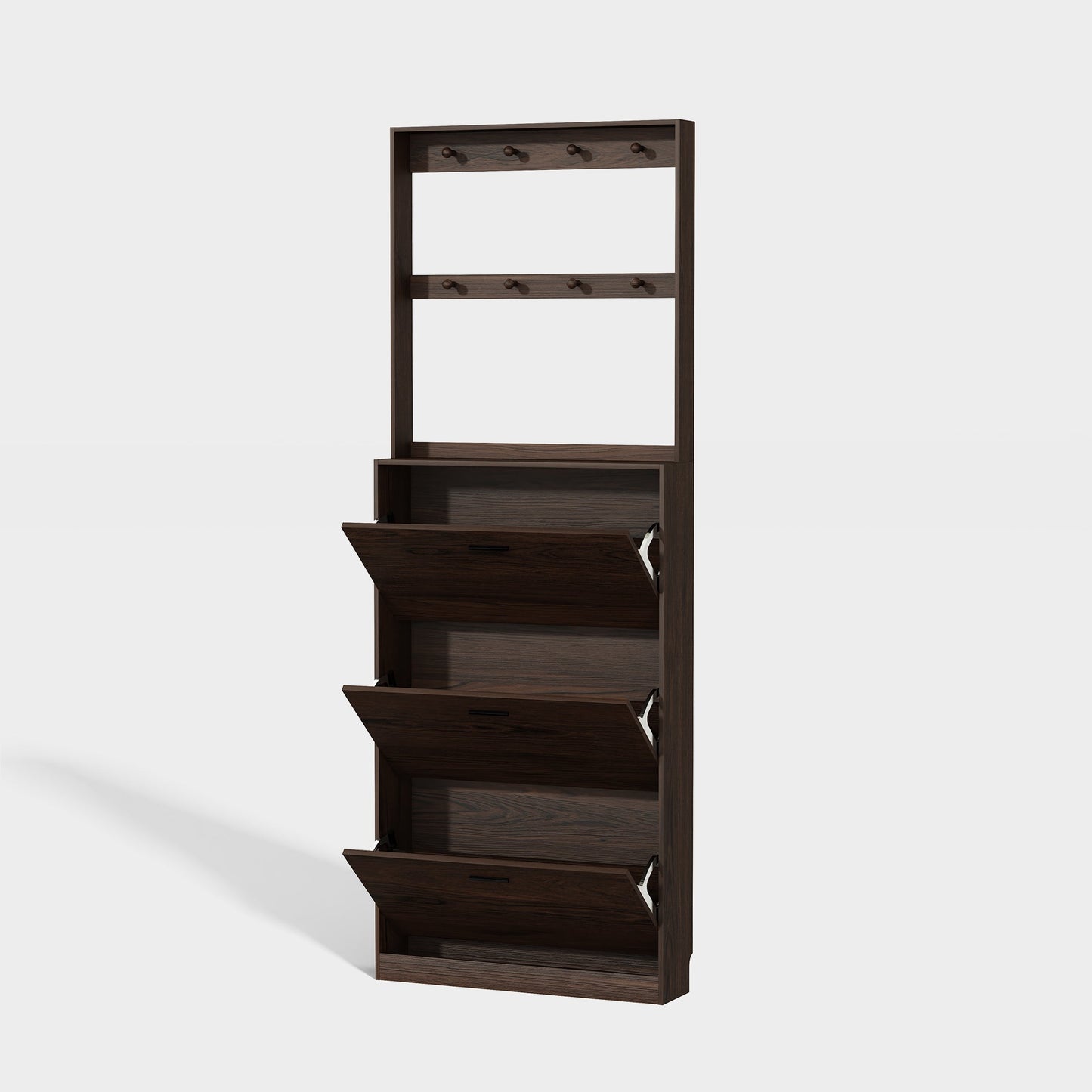Yowos Slim Hall Tipping Narrow Shoe Storage Cabinet
