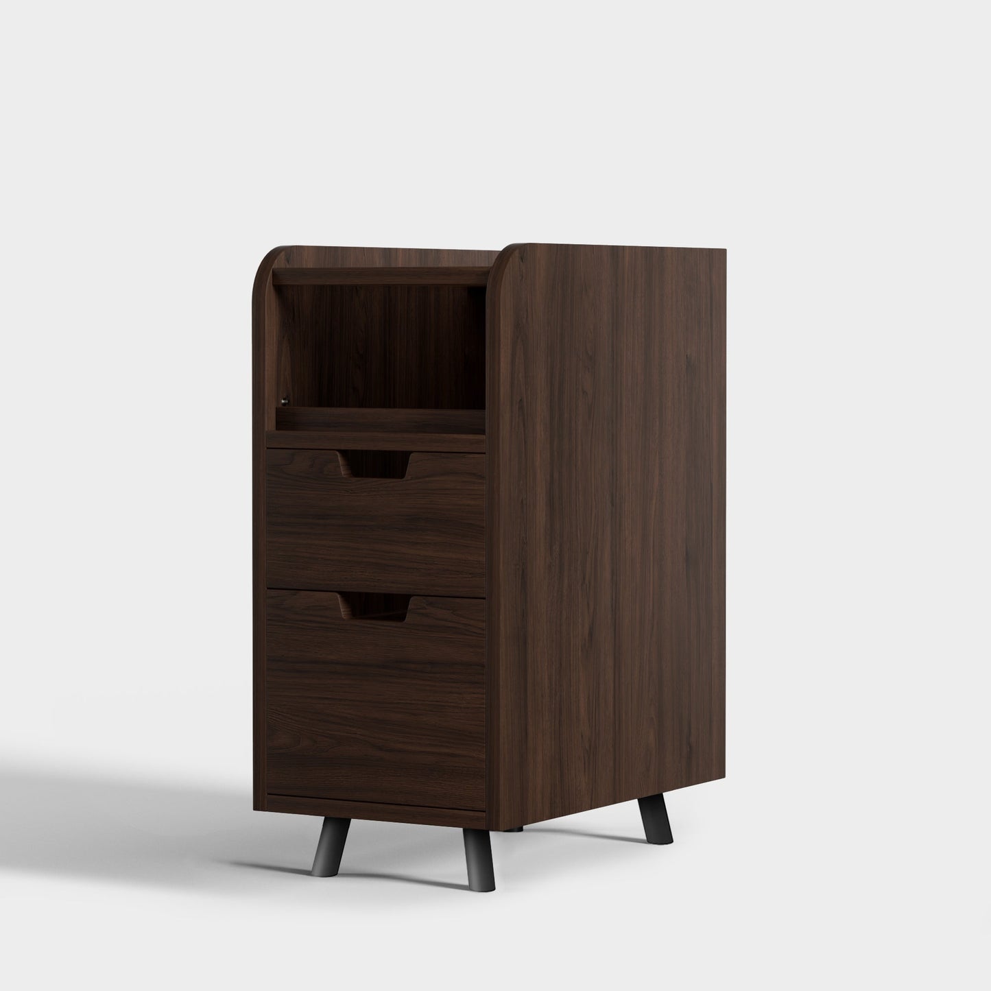 Yowos Narrow Vintage Nightstand Small Bedside Table