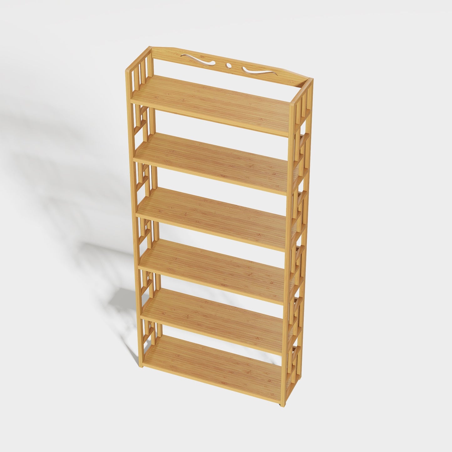 Yowos Multi-Tier Ladder Bookcase Freestanding Kids Bookshelf