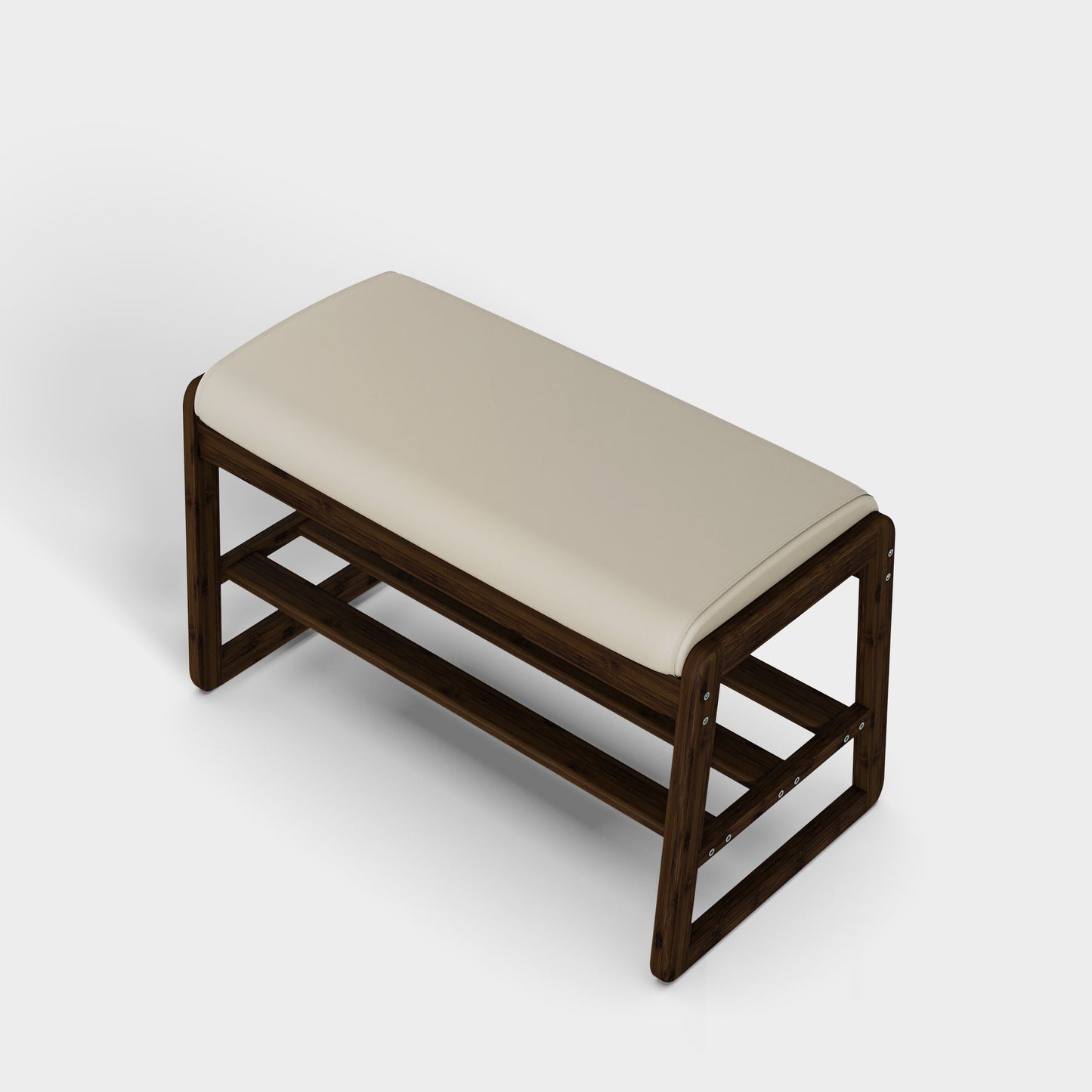 Yowos 21 Inch Shoe Storage Bench With Cushion