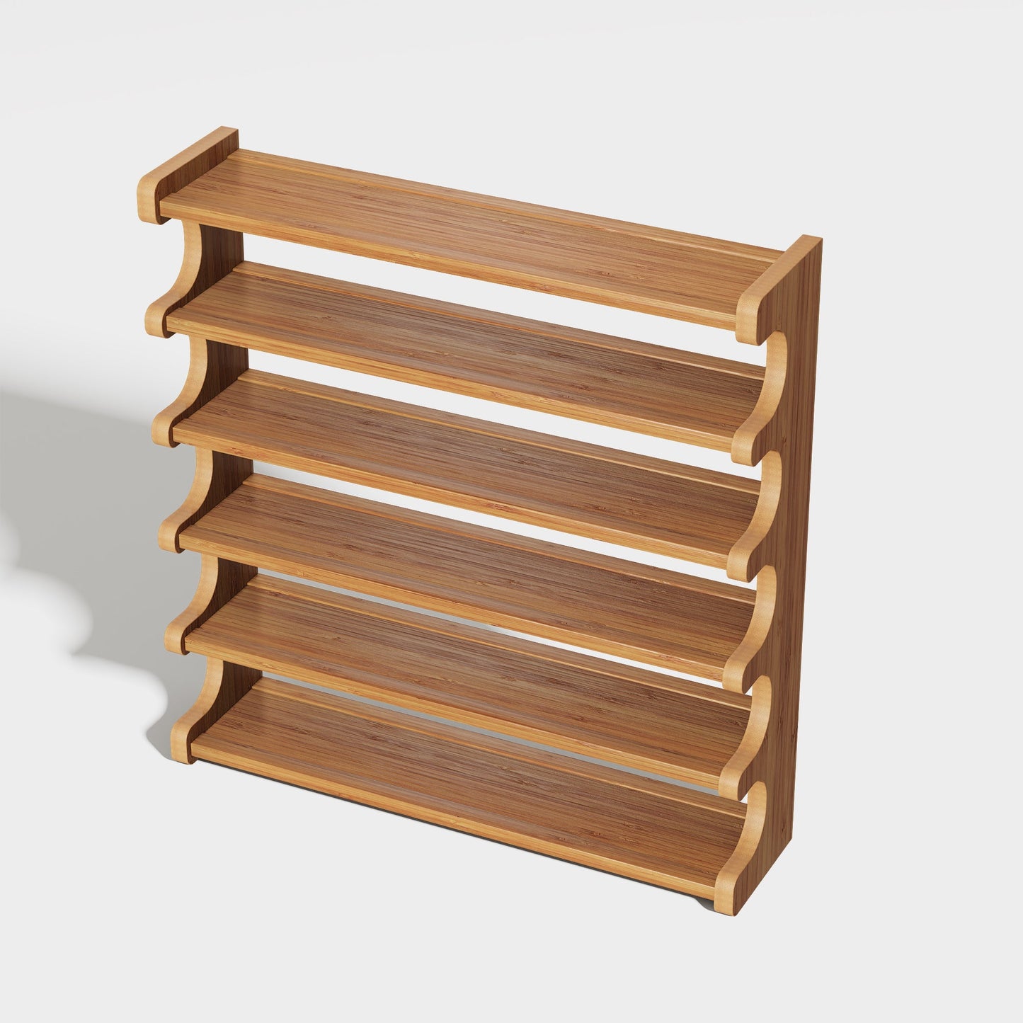 Yowos Lightweight Shoe Rack Shelf with Visible Storage