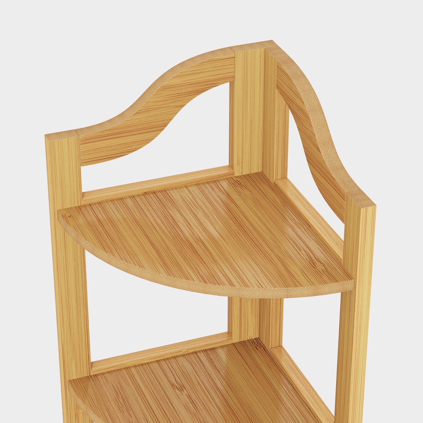Yowos Corner Bookcase Multipurpose Storage Shelf