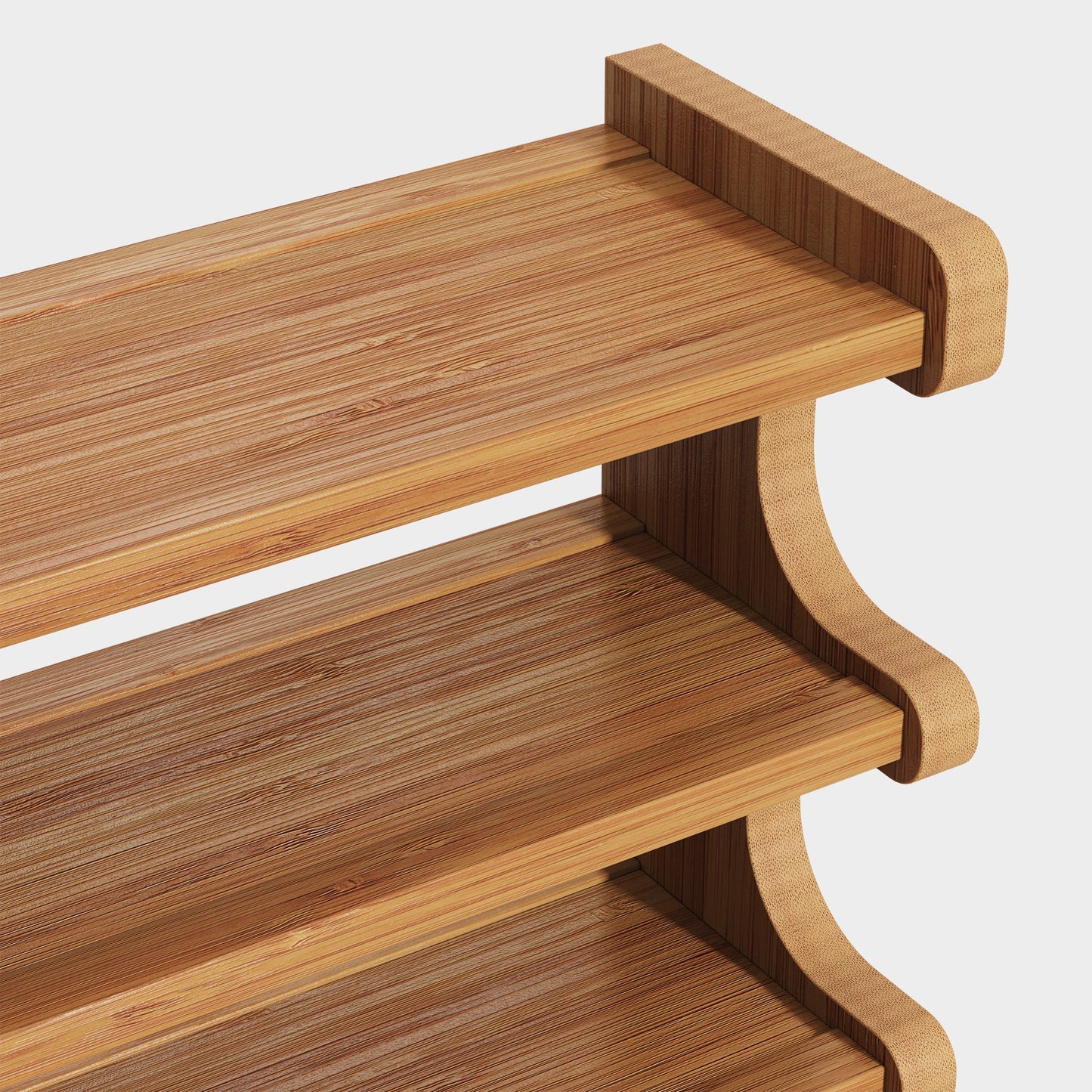 Yowos Lightweight Shoe Rack Shelf with Visible Storage