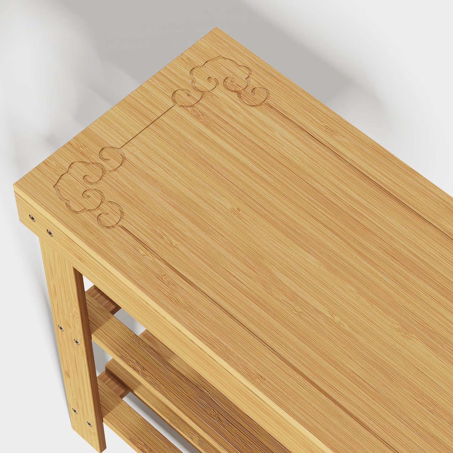 Yowos 2-Tier Shoe Rack Bench Entryway Small Space
