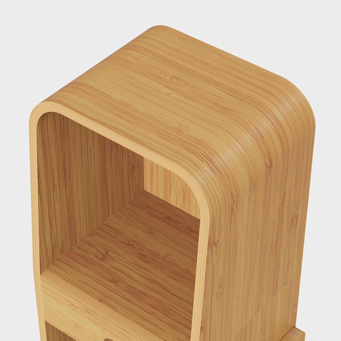 Yowos 3 Layer Creative Bookcase Standing Display Cabinet