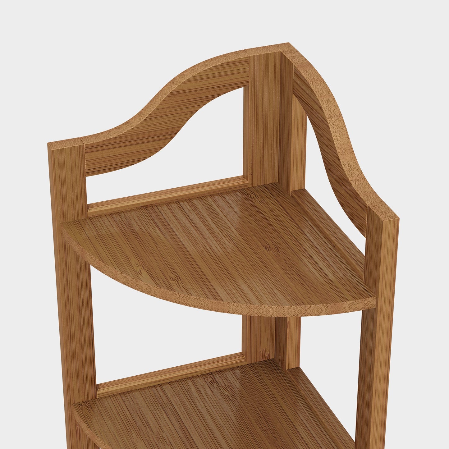 Yowos Corner Bookcase Multipurpose Storage Shelf