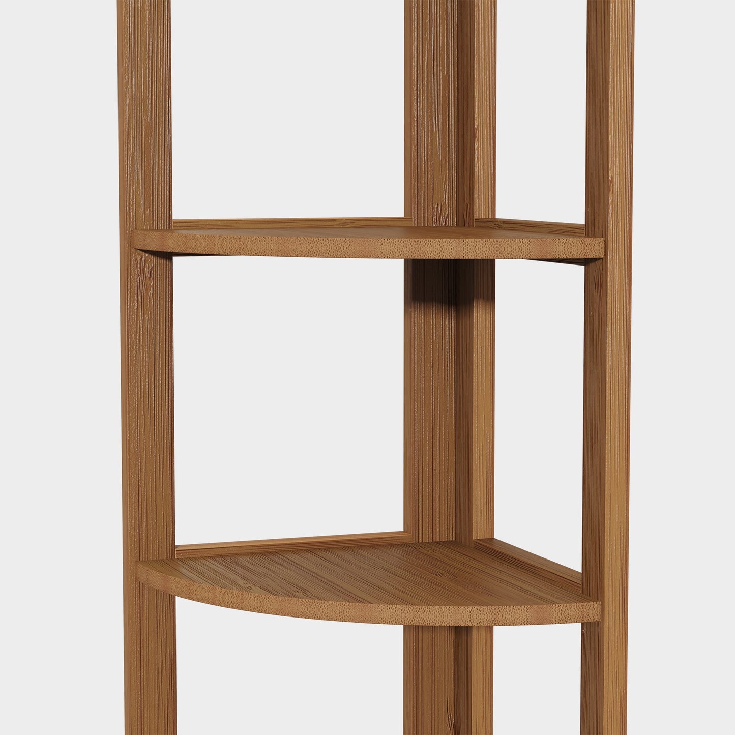 Yowos Corner Bookcase Multipurpose Storage Shelf