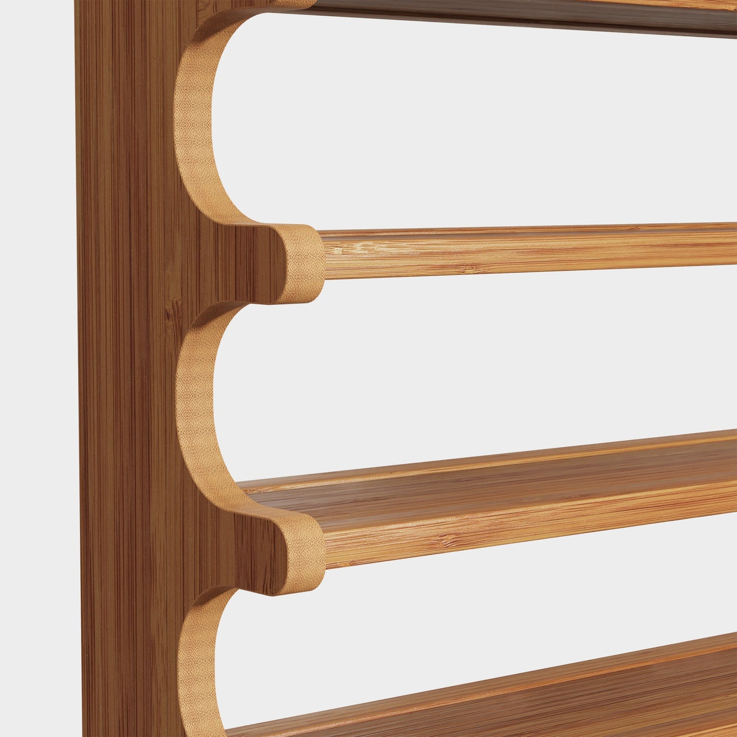 Yowos Lightweight Shoe Rack Shelf with Visible Storage