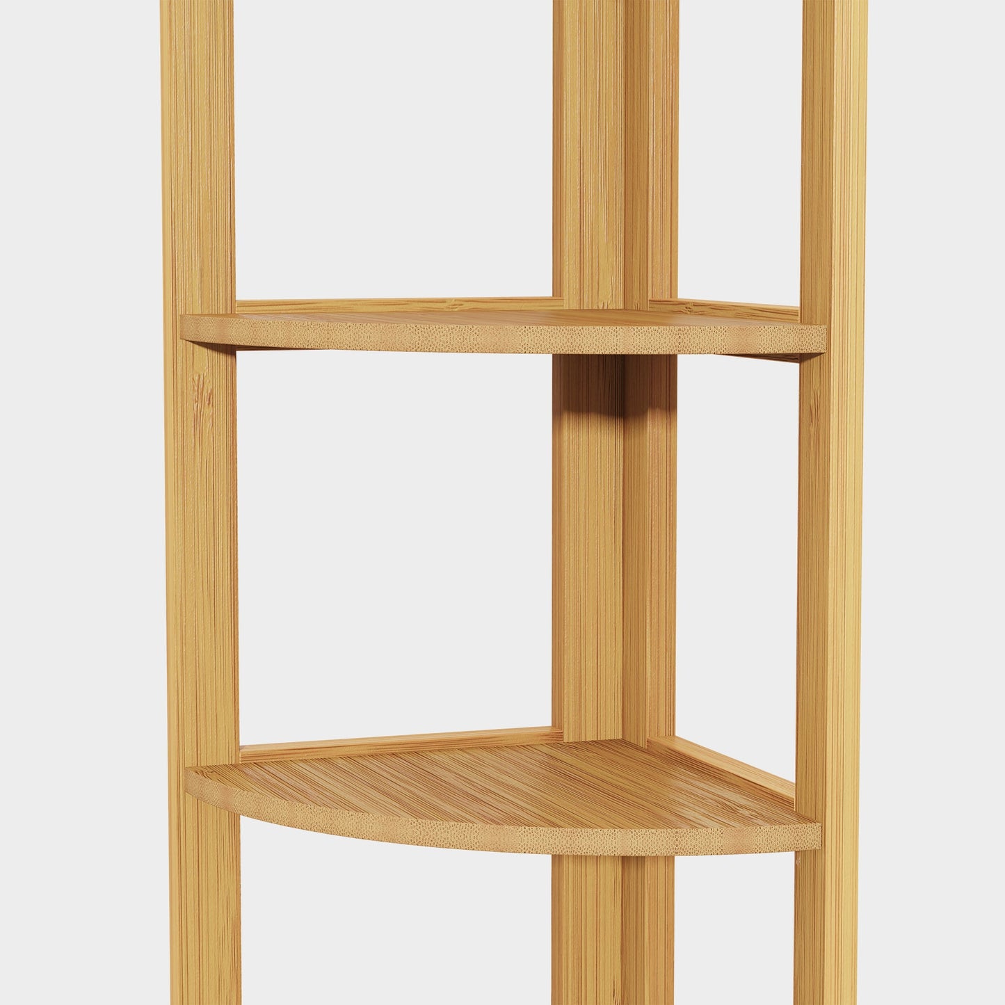 Yowos Corner Bookcase Multipurpose Storage Shelf