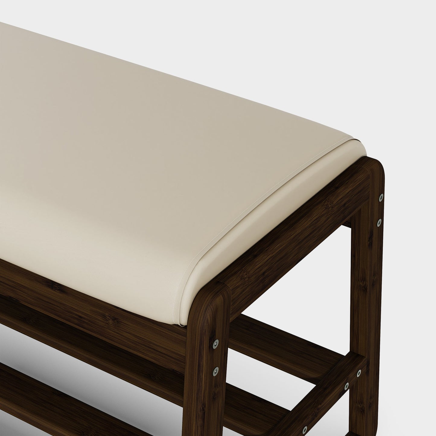Yowos 21 Inch Shoe Storage Bench With Cushion
