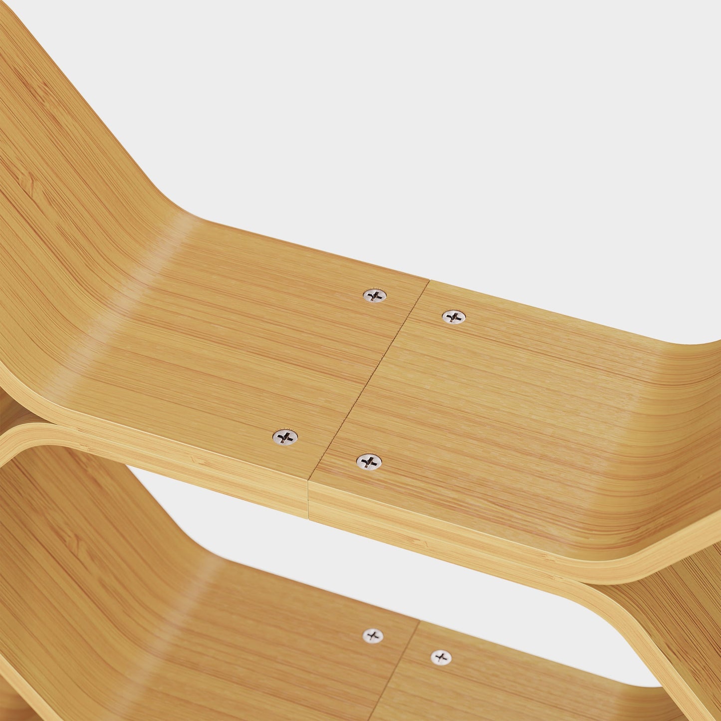 Yowos Honeycomb Grid Bookcase CD Storage Shelf