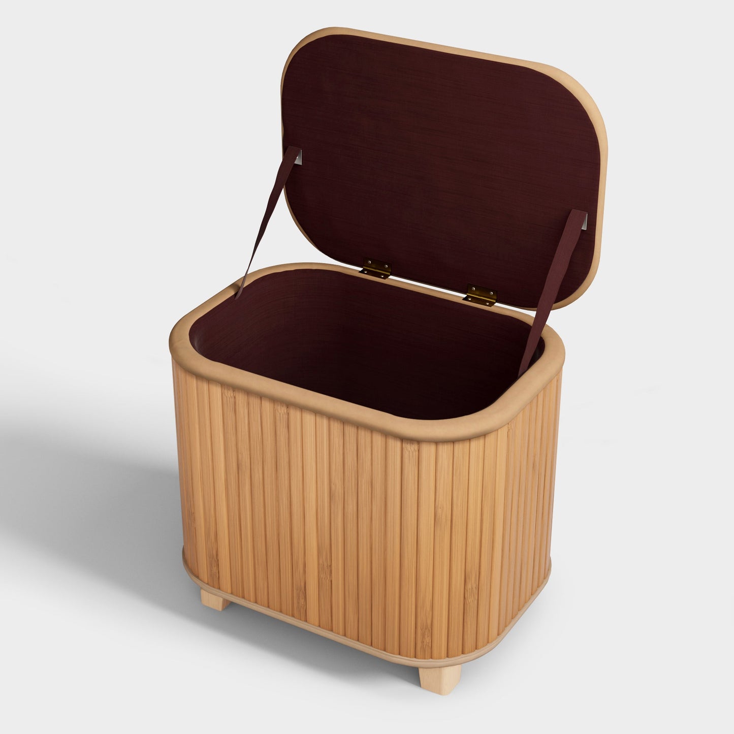 Yowos Square Upholstered Storage Ottoman