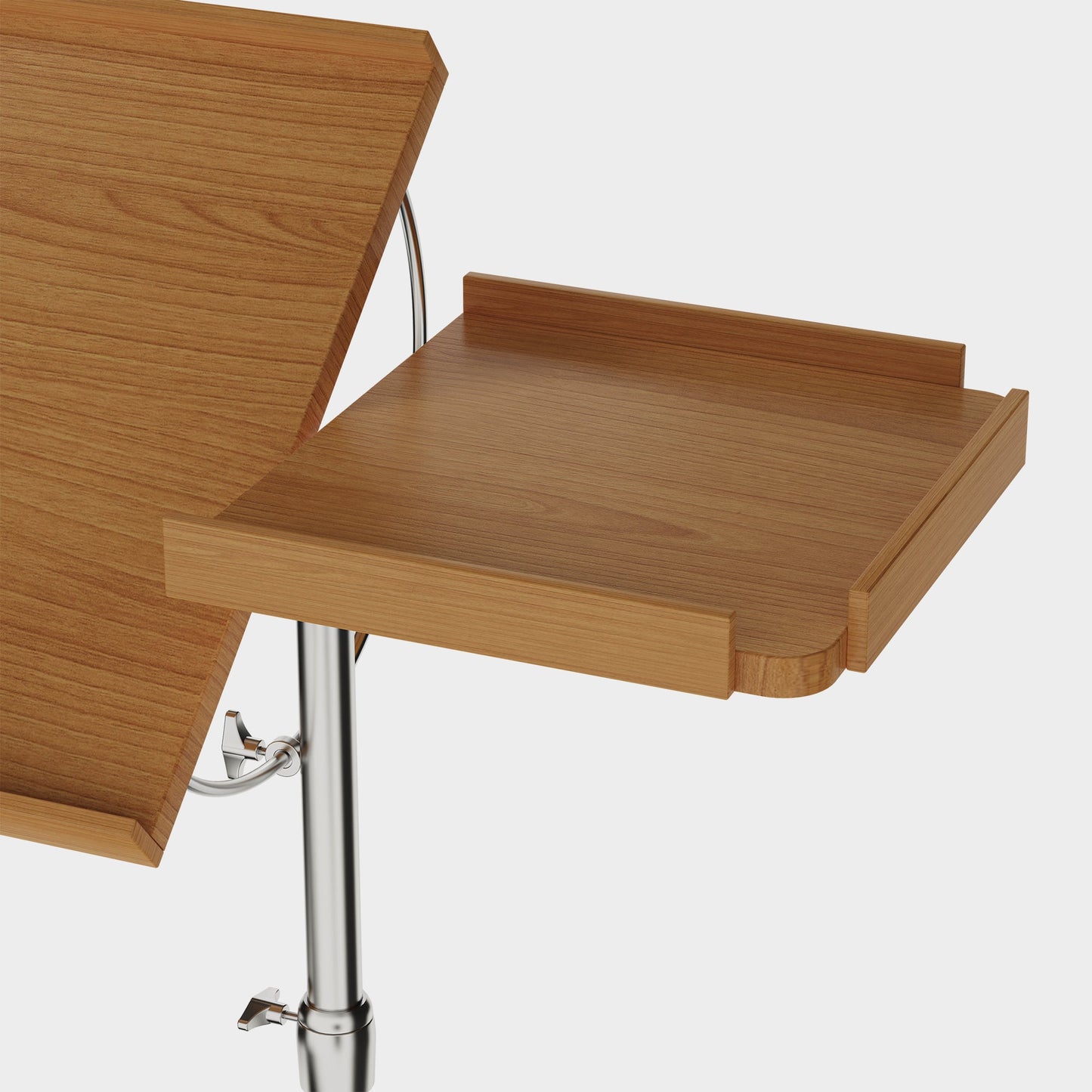 Yowos Adjustable Solid Wood Side Table Music Stand