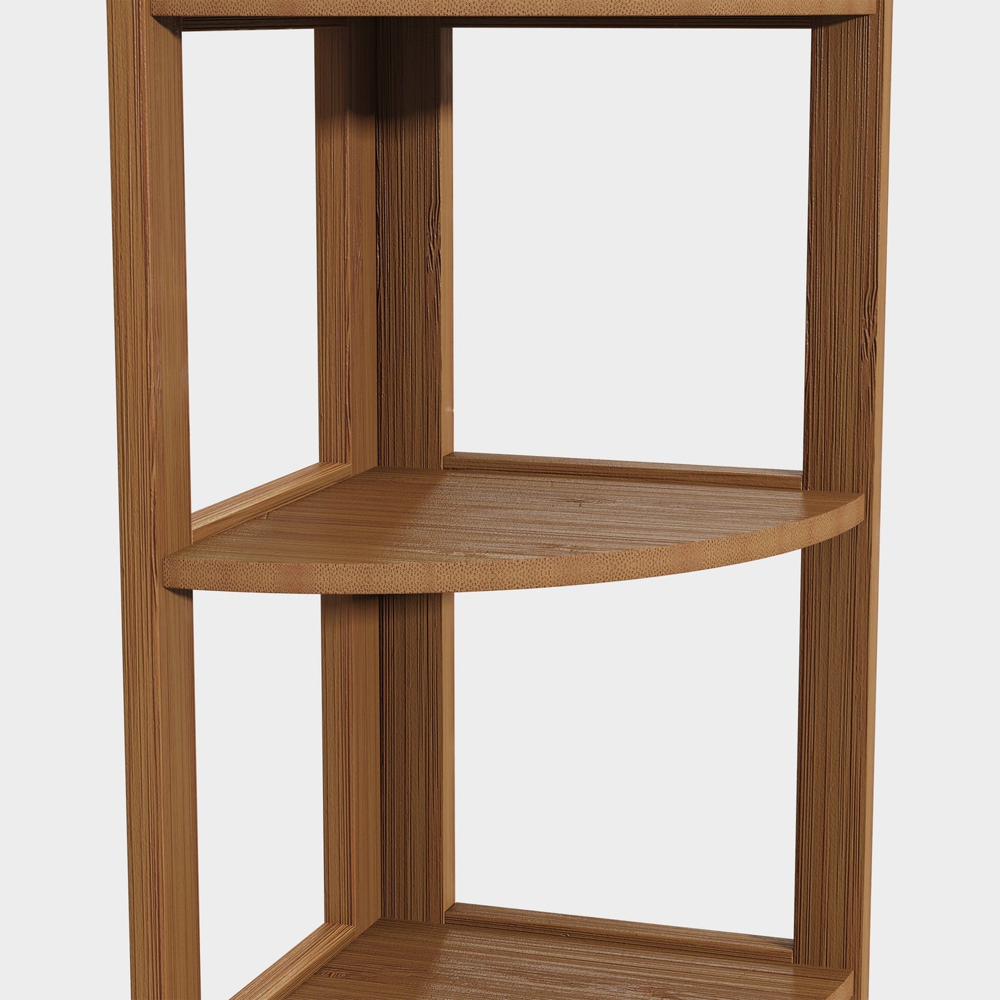 Yowos Corner Bookcase Multipurpose Storage Shelf