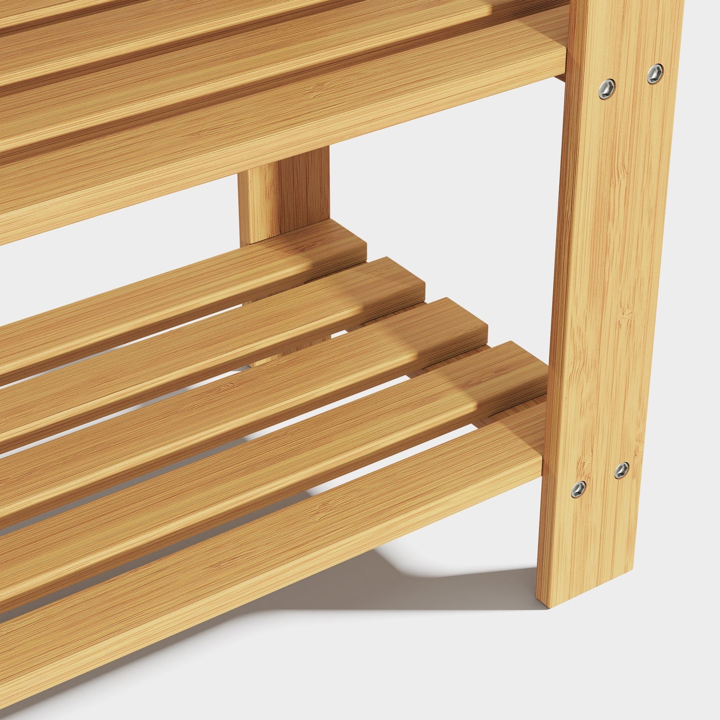 Yowos 2-Tier Shoe Rack Bench Entryway Small Space