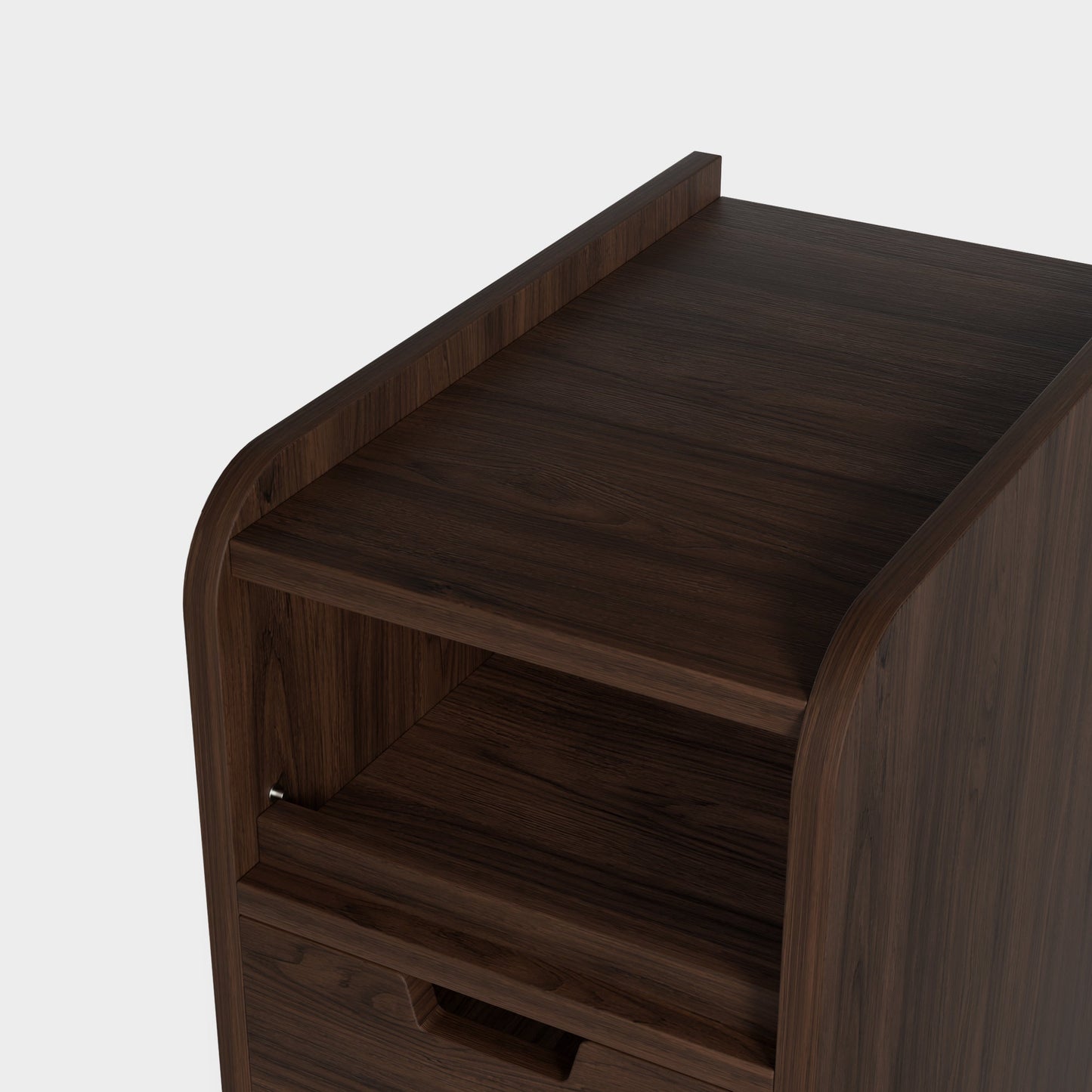 Yowos Narrow Vintage Nightstand Small Bedside Table