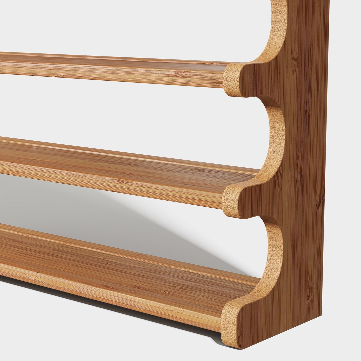 Yowos Lightweight Shoe Rack Shelf with Visible Storage