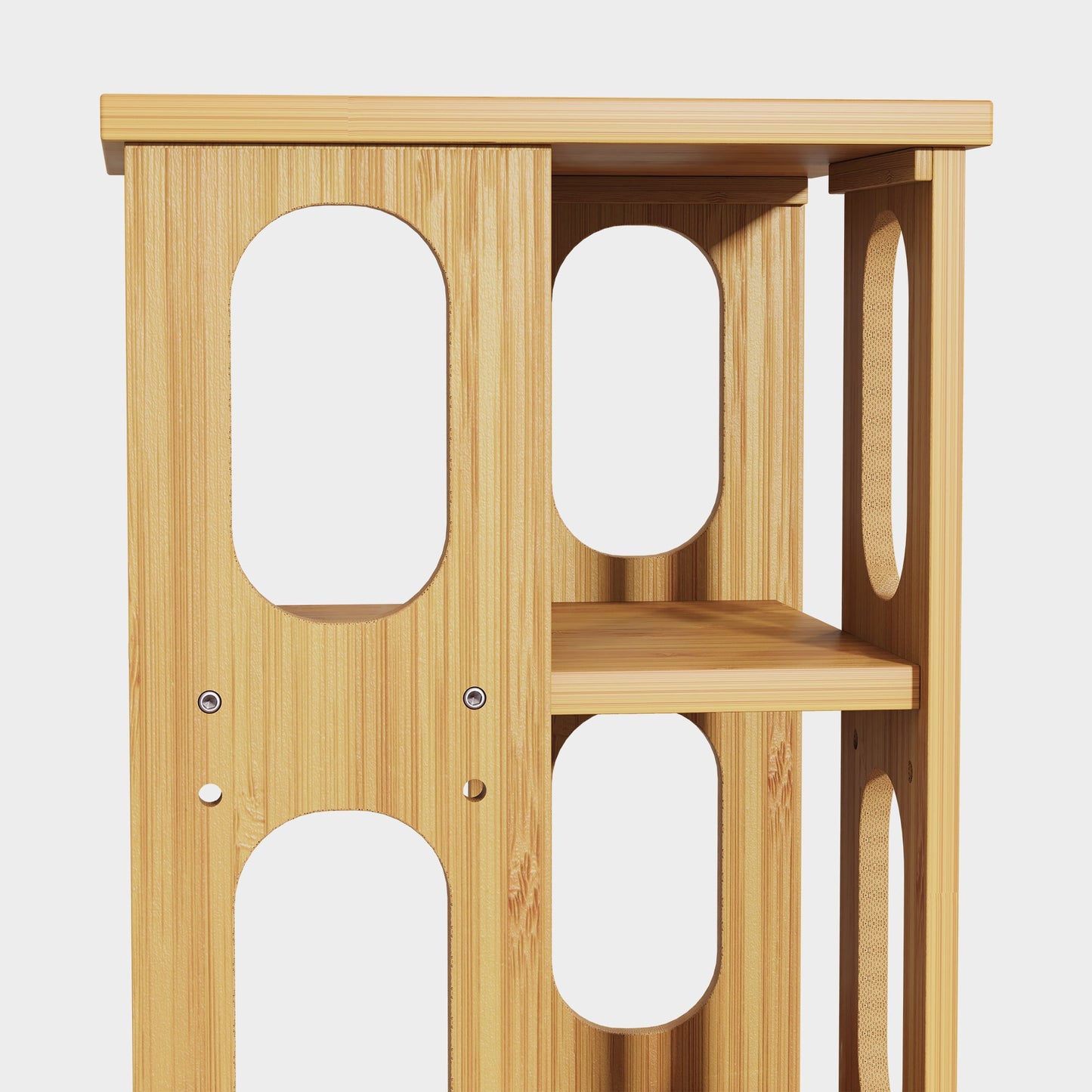 Yowos 360 Degree Rotating Bookshelf Large Capacity Bedroom