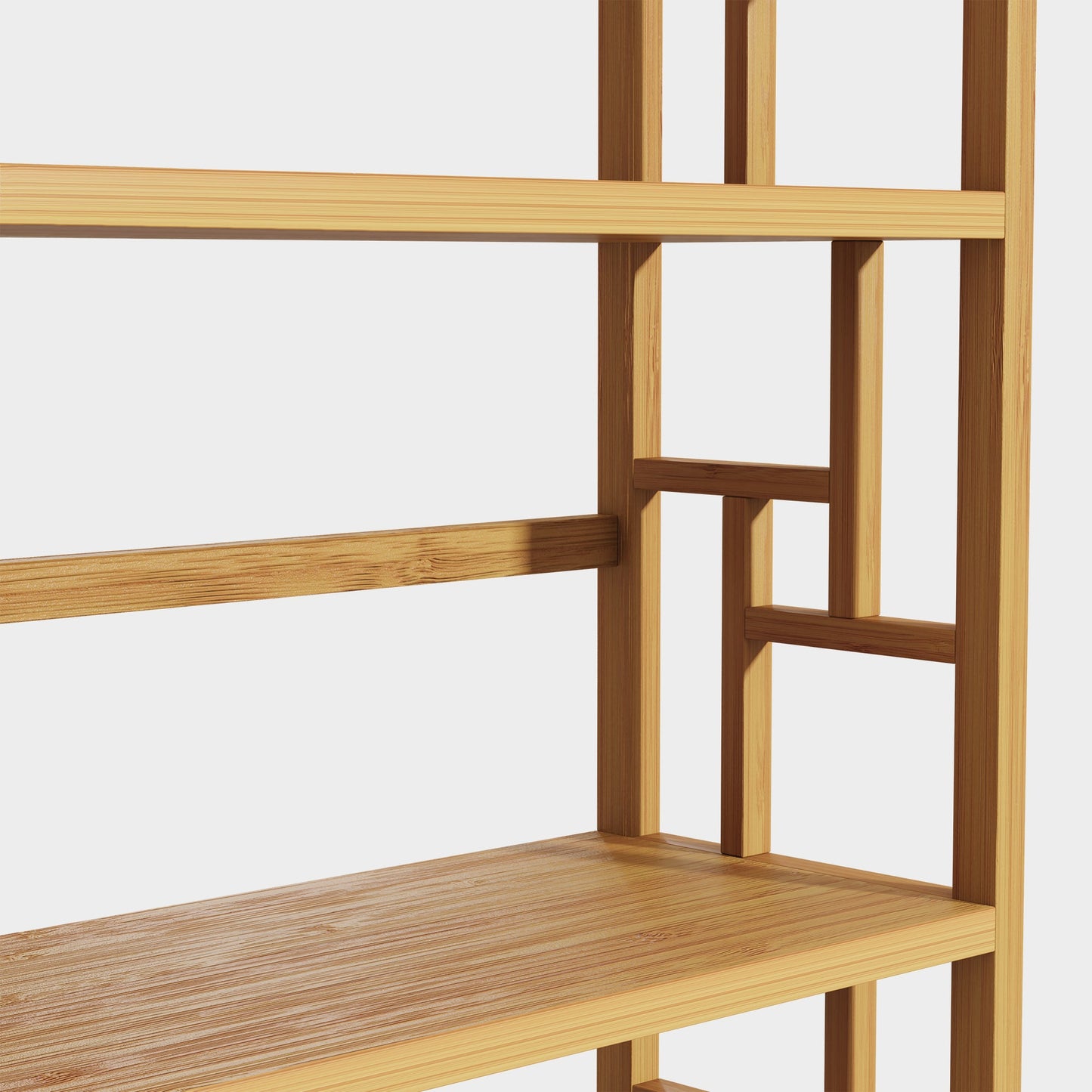Yowos Multi-Tier Ladder Bookcase Freestanding Kids Bookshelf