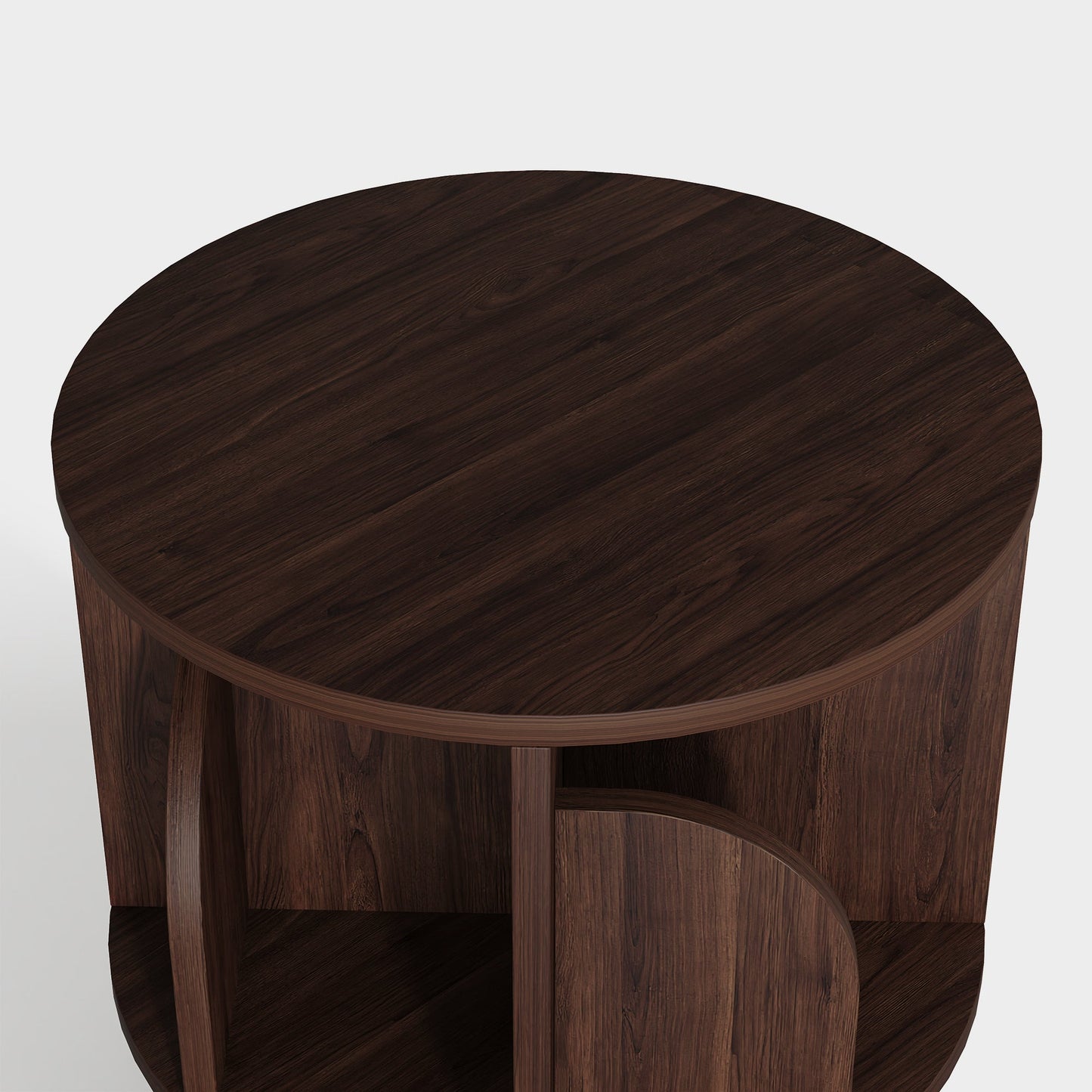 Yowos Rotating Bookcase 360 Degree Small Bookshelf