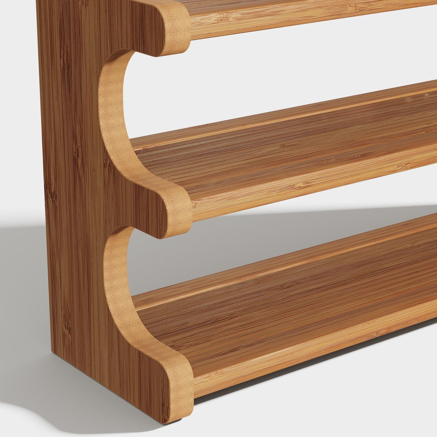 Yowos Lightweight Shoe Rack Shelf with Visible Storage