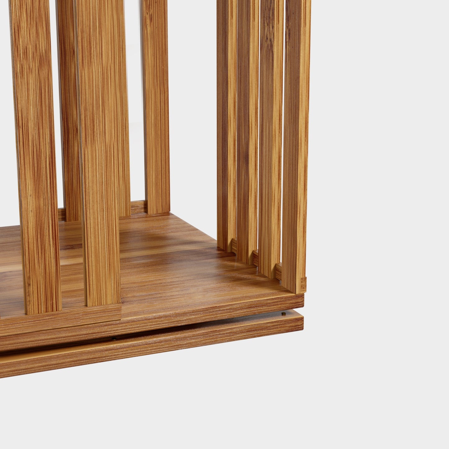 Yowos 6 Tiers Mid Century Narrow Rotating Bookcase Living Room