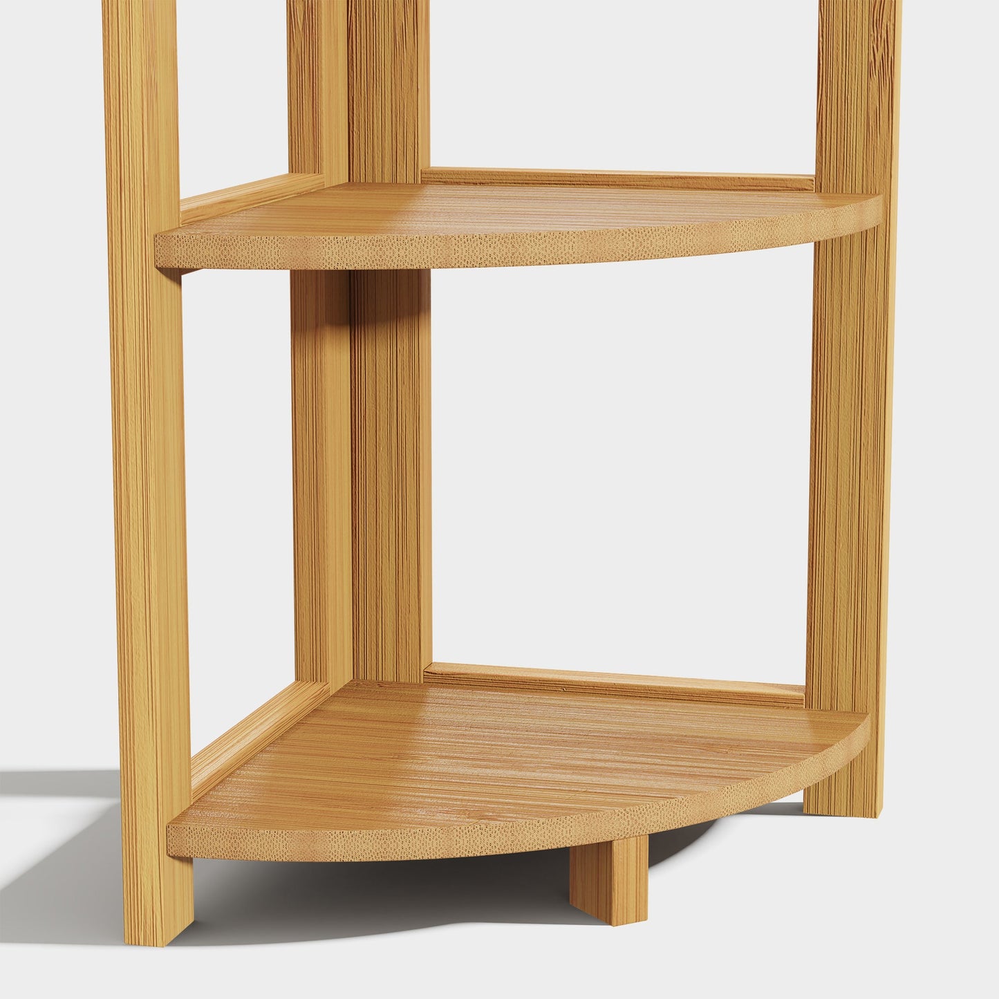 Yowos Corner Bookcase Multipurpose Storage Shelf