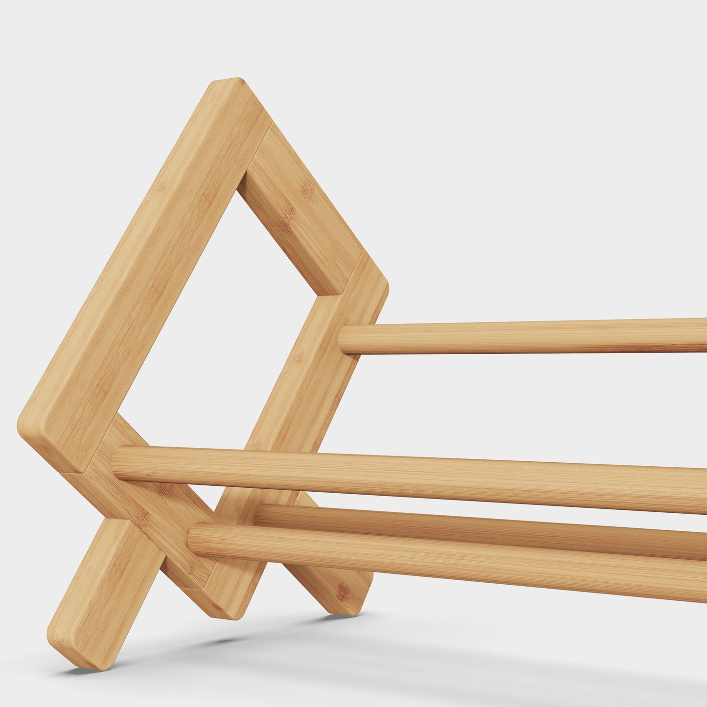 Yowos Tabletop Tilted CD Rack Bookshelf Display Rack