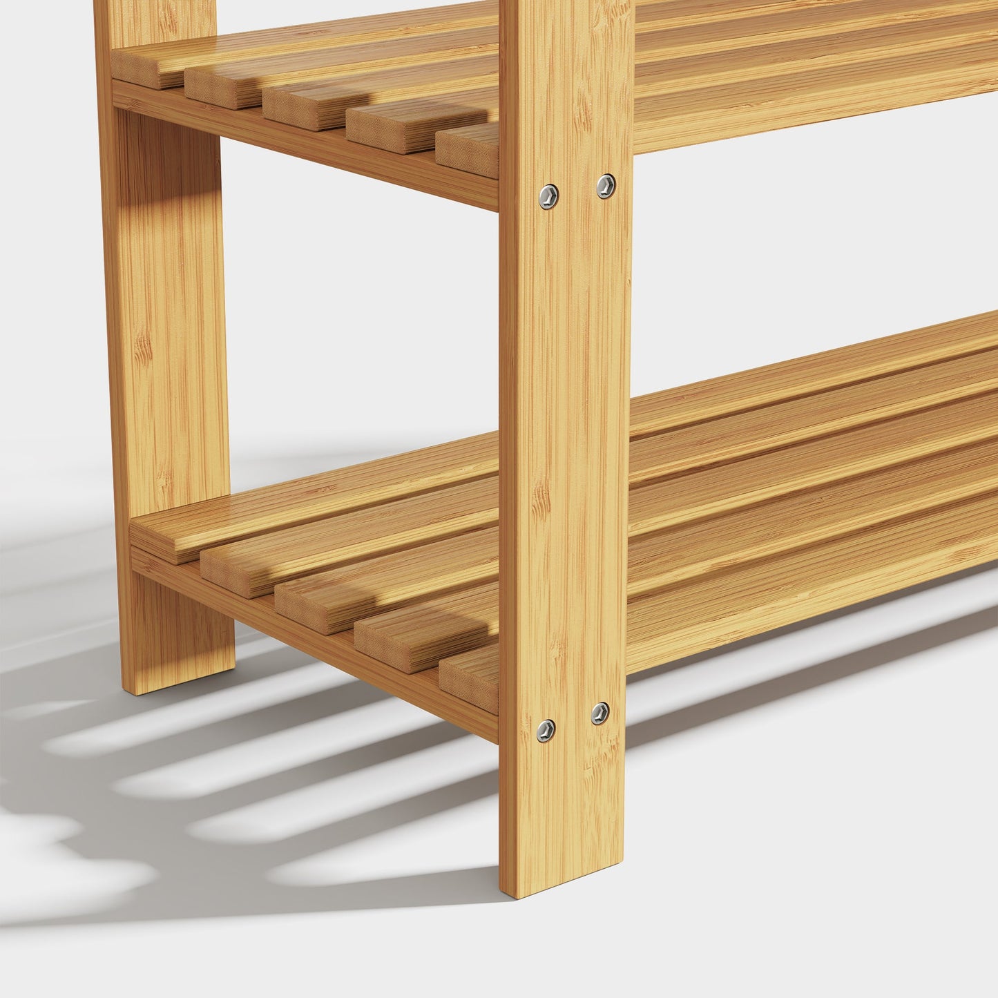 Yowos 2-Tier Shoe Rack Bench Entryway Small Space