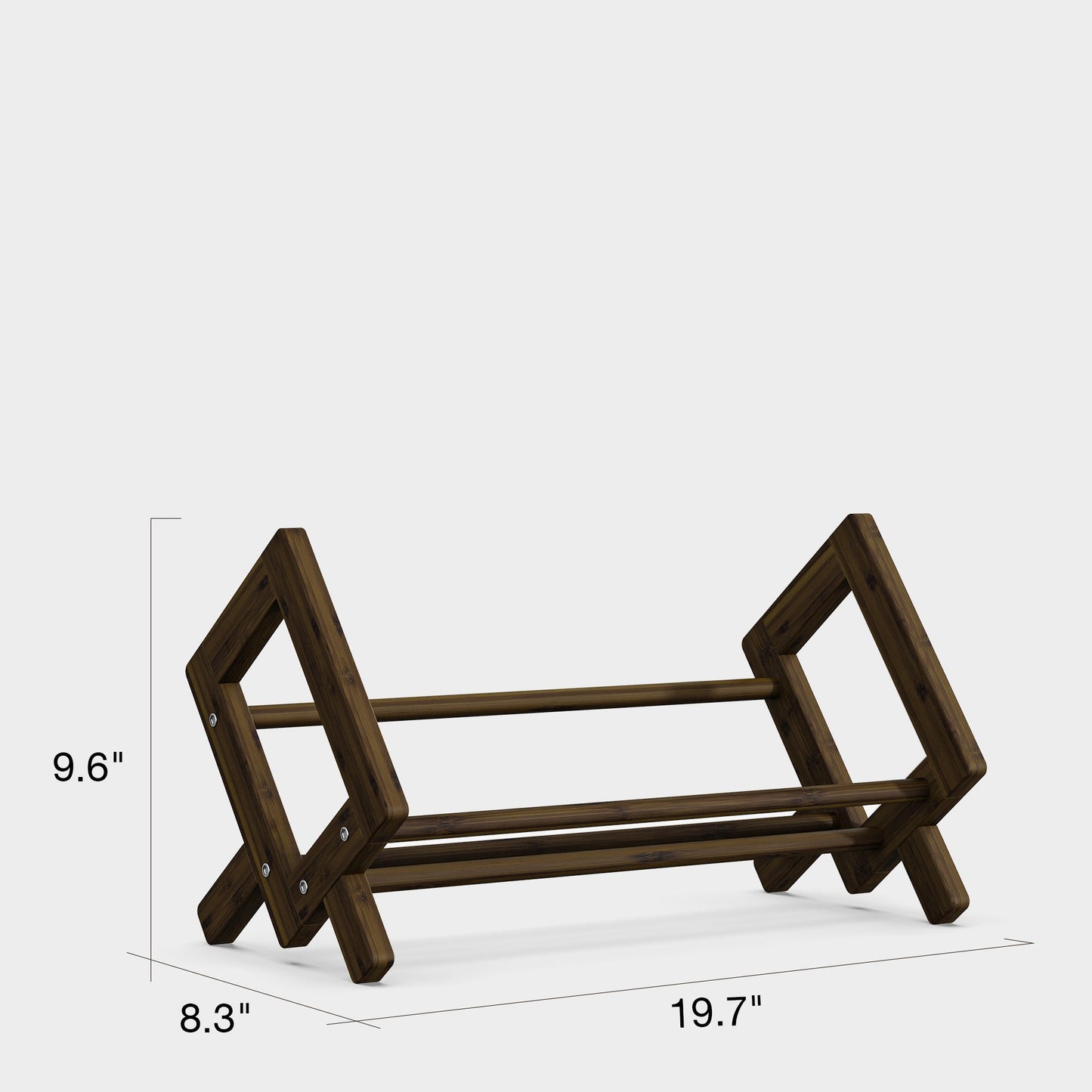 Yowos Tabletop Tilted CD Rack Bookshelf Display Rack