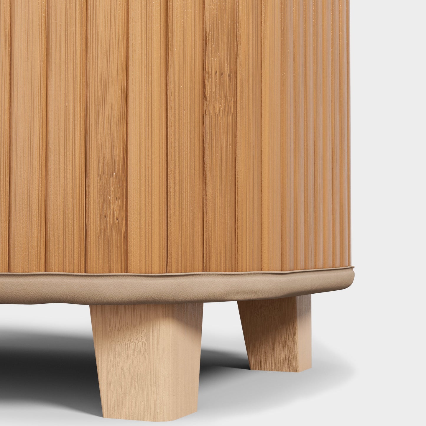 Yowos Square Upholstered Storage Ottoman