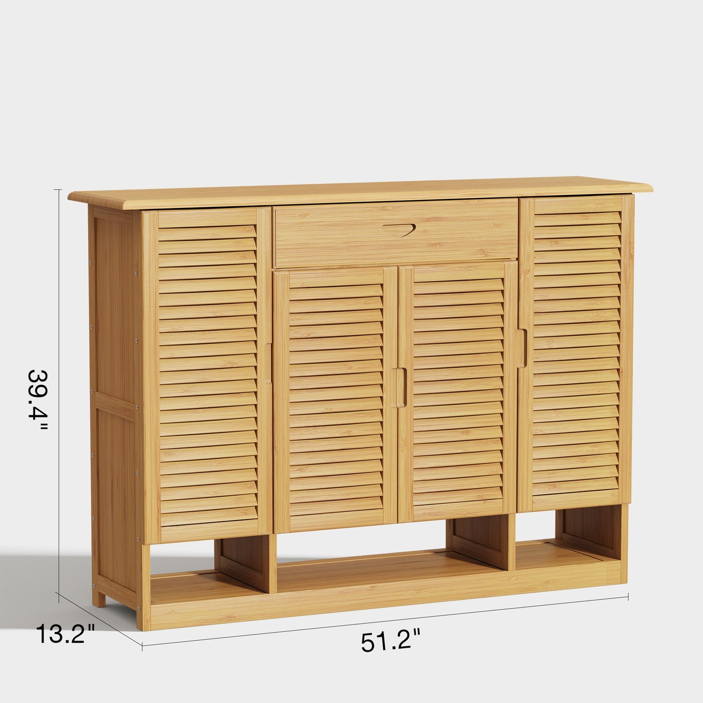 Yowos Modern Large Capacity Shoe Cabinet for Entryway