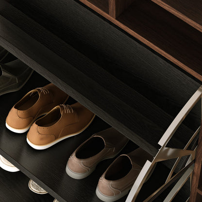Yowos Entryway Shoe Rack Shoe Cabinet With Flip-Drawer