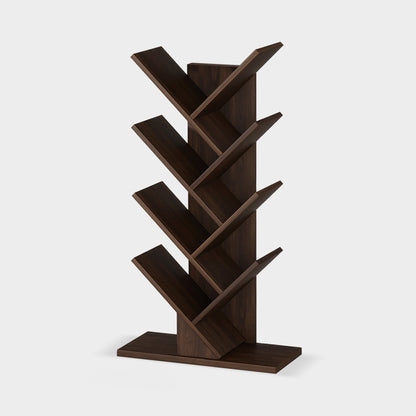 Yowos Vertical Tree Shaped Bookcase with Storage Cabinet