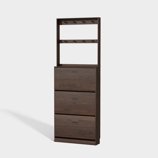 Yowos Slim Hall Tipping Narrow Shoe Storage Cabinet