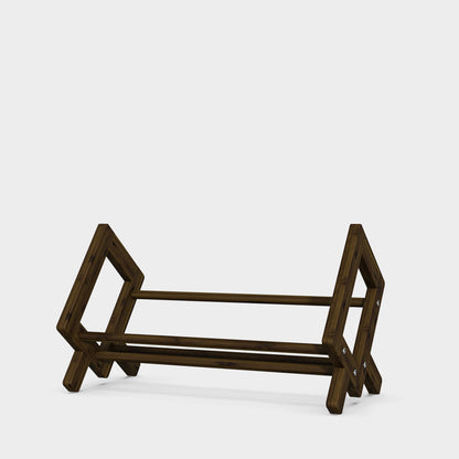 Yowos Tabletop Tilted CD Rack Bookshelf Display Rack