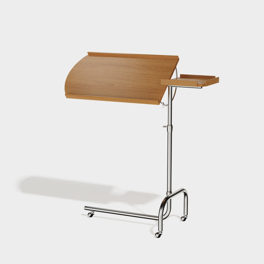 Yowos Adjustable Solid Wood Side Table Music Stand