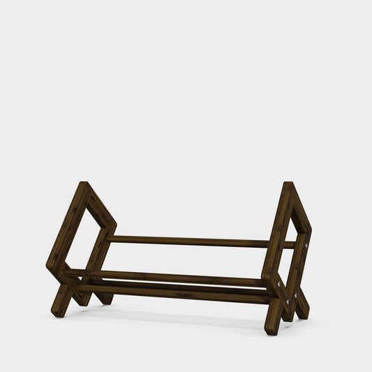 Yowos Tabletop Tilted CD Rack Bookshelf Display Rack