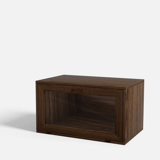 Yowos Stackable Wooden Shoe Storage Box