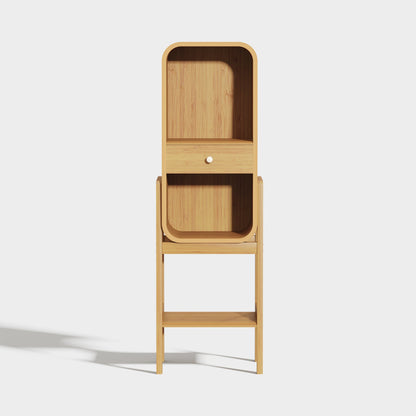 Yowos 3 Layer Creative Bookcase Standing Display Cabinet