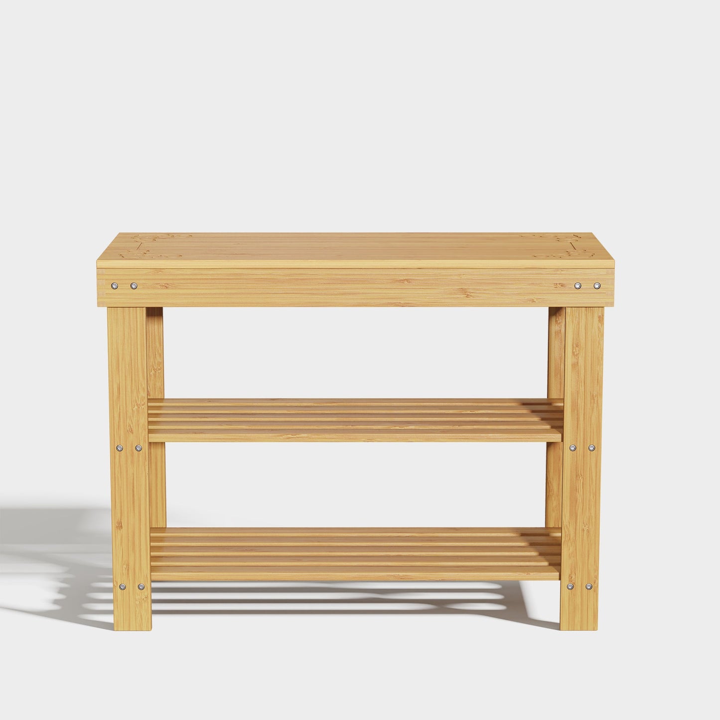 Yowos 2-Tier Shoe Rack Bench Entryway Small Space