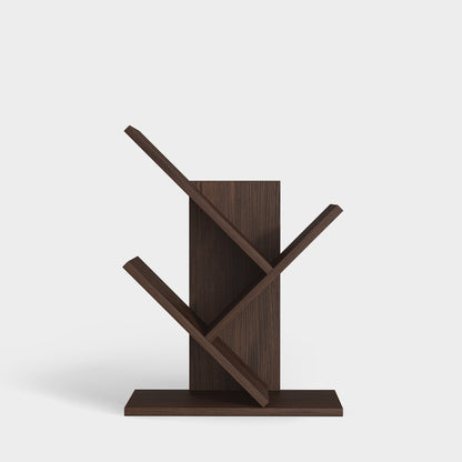 Yowos Vertical Tree Shaped Bookcase with Storage Cabinet