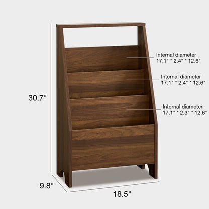 Yowos Floor Magazine Holders Shelves CD Display Stand