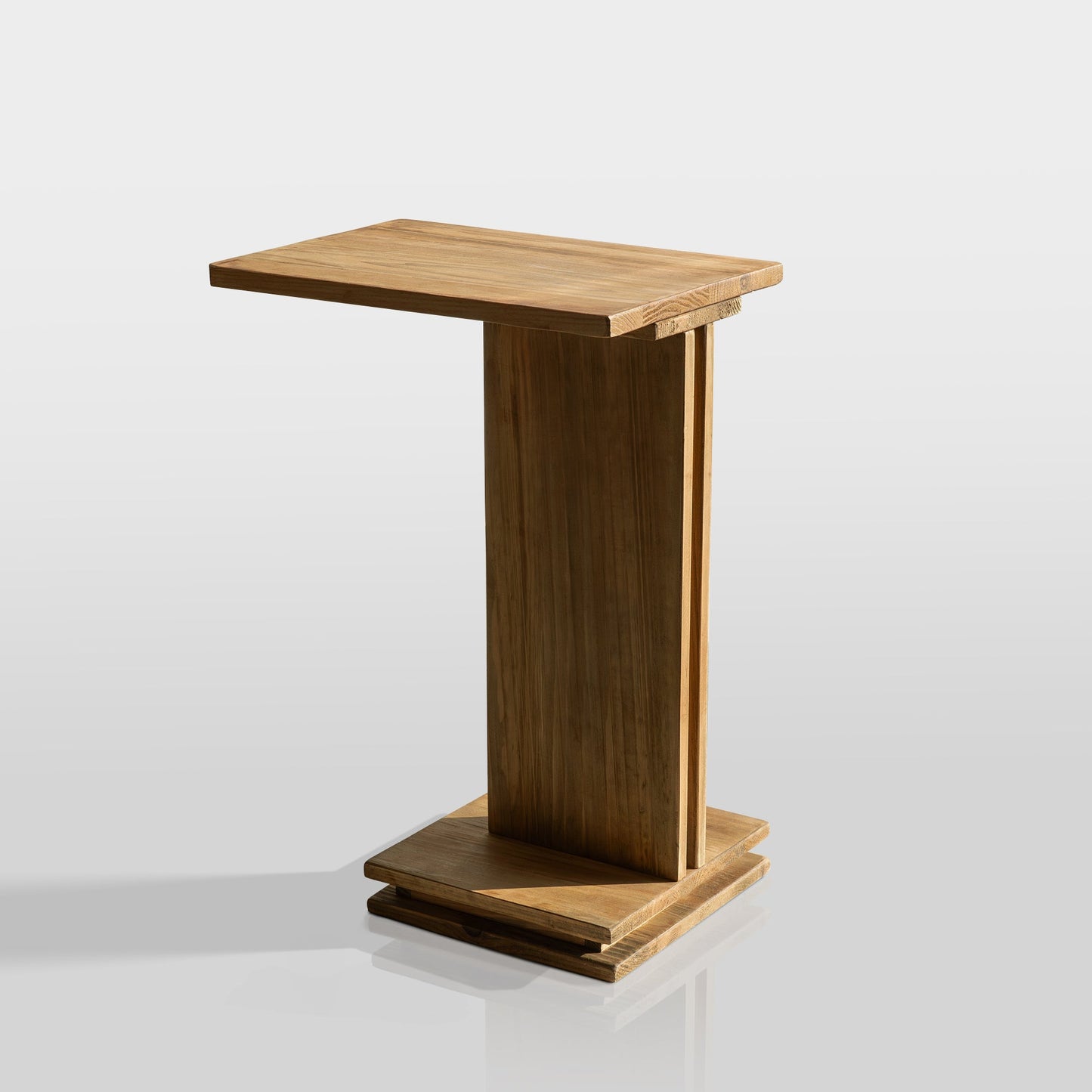 Yowos Small Wood Coffee Table C Sofa Side Table