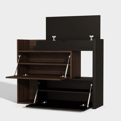Yowos Entryway Shoe Cabinet Storage Telescopic Shoe Rack