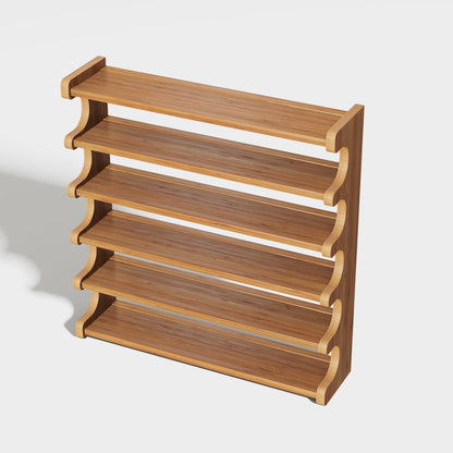 Yowos Lightweight Shoe Rack Shelf with Visible Storage